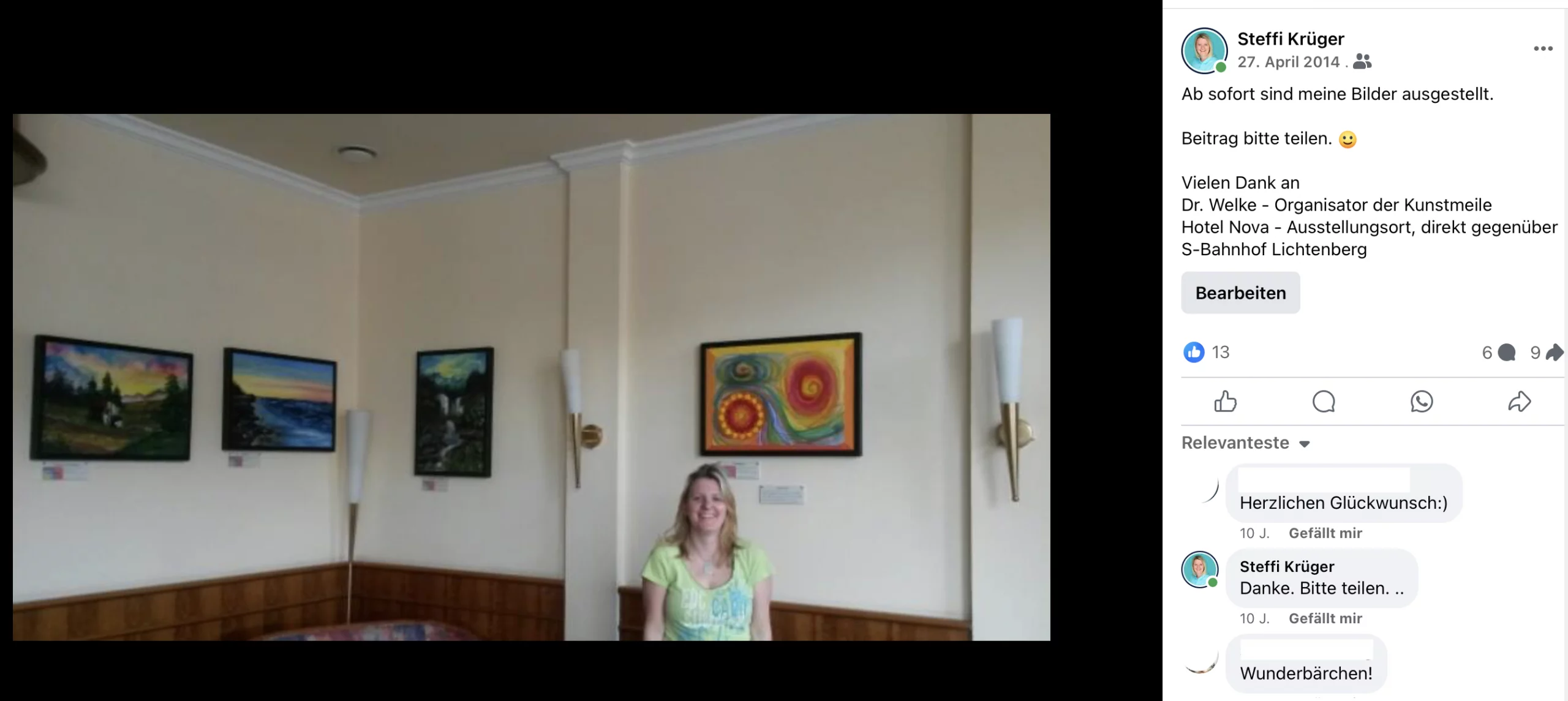 Ausstellung Hotel Nova Berlin 
Lichtenberg