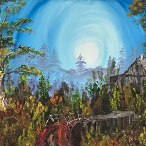 Mystische Berglandschaft