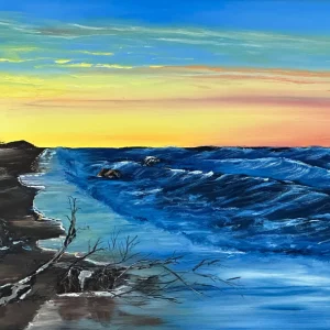 Sonnenuntergang am Meer